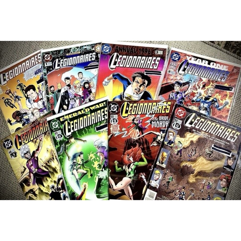 Lot 9 Legionnaires DC Comics #1 58-51 Annual 1-3 1993-1997 Elseworlds Year One